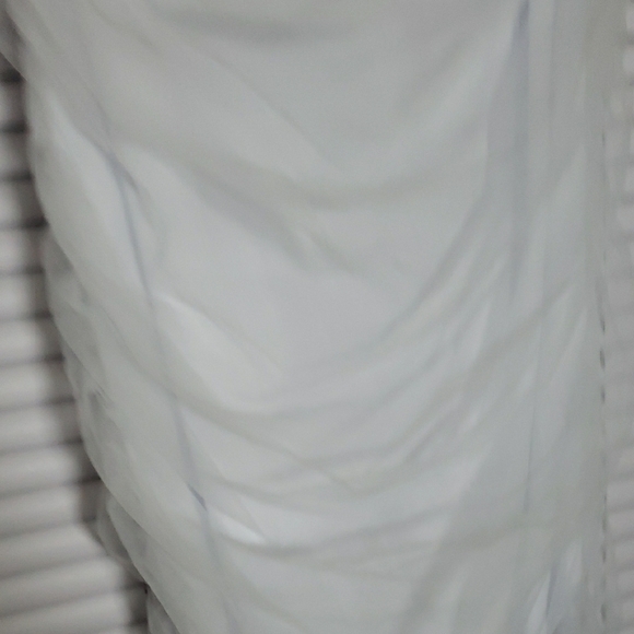 PrettyLittleThing White Ruched Strapless Sheath Dress - Picture 9 of 16